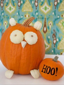 Halloween Owl Pumpkin